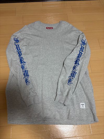Supreme Old English L/S Top "Heather Grey"