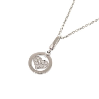 ブルガリ トンド ハート K18ホワイトゴールド ダイヤモン