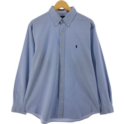 古着 ラルフローレン Ralph Lauren CLASSIC FIT クラシックフィット 長袖 ボタンダウンシャツ メンズL相当/eaa526273
