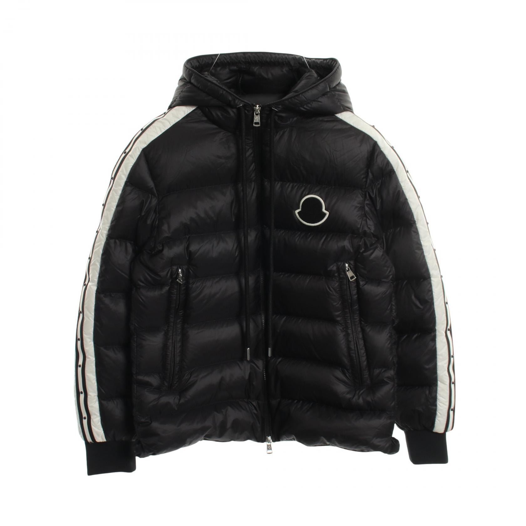 モンクレール MONCLER STELLAIRE ダウンジャケット 衣料品 アウター ナイロン メンズ ブラック系 【中古】
