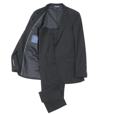 【美品】 ブルックスブラザーズ セットアップ ジャケット スラックス スーツ メンズ ブラック サイズ表記無 Brooks Brothers