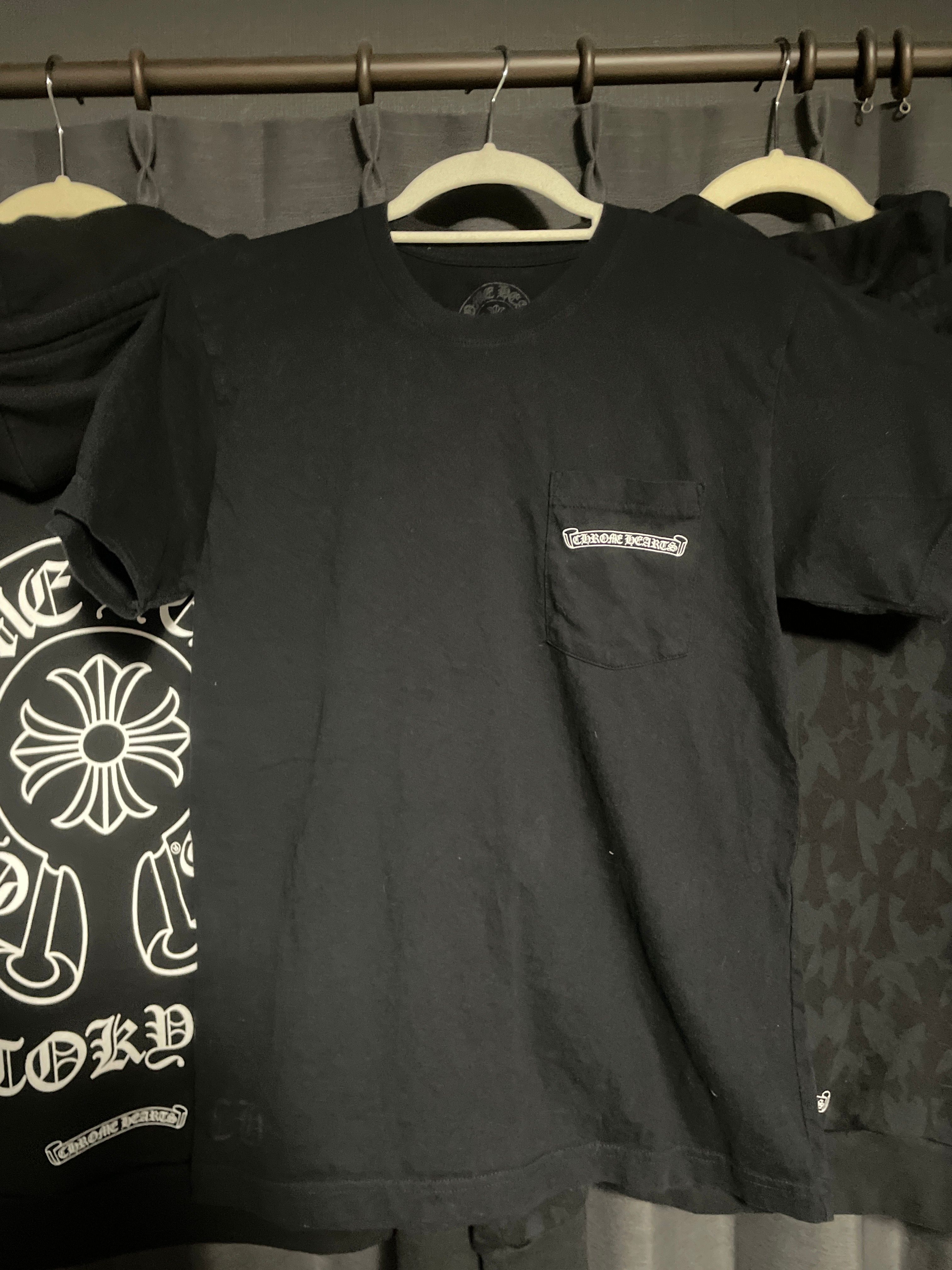 Chrome Hearts Scroll Label Back Arche Logo T-Shirt "Black"