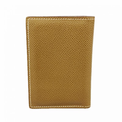 ★最終価格【6fa0256】エルメス カードケース MC2 ヴォーエプソン エトゥープ Y刻印【中古】レディース