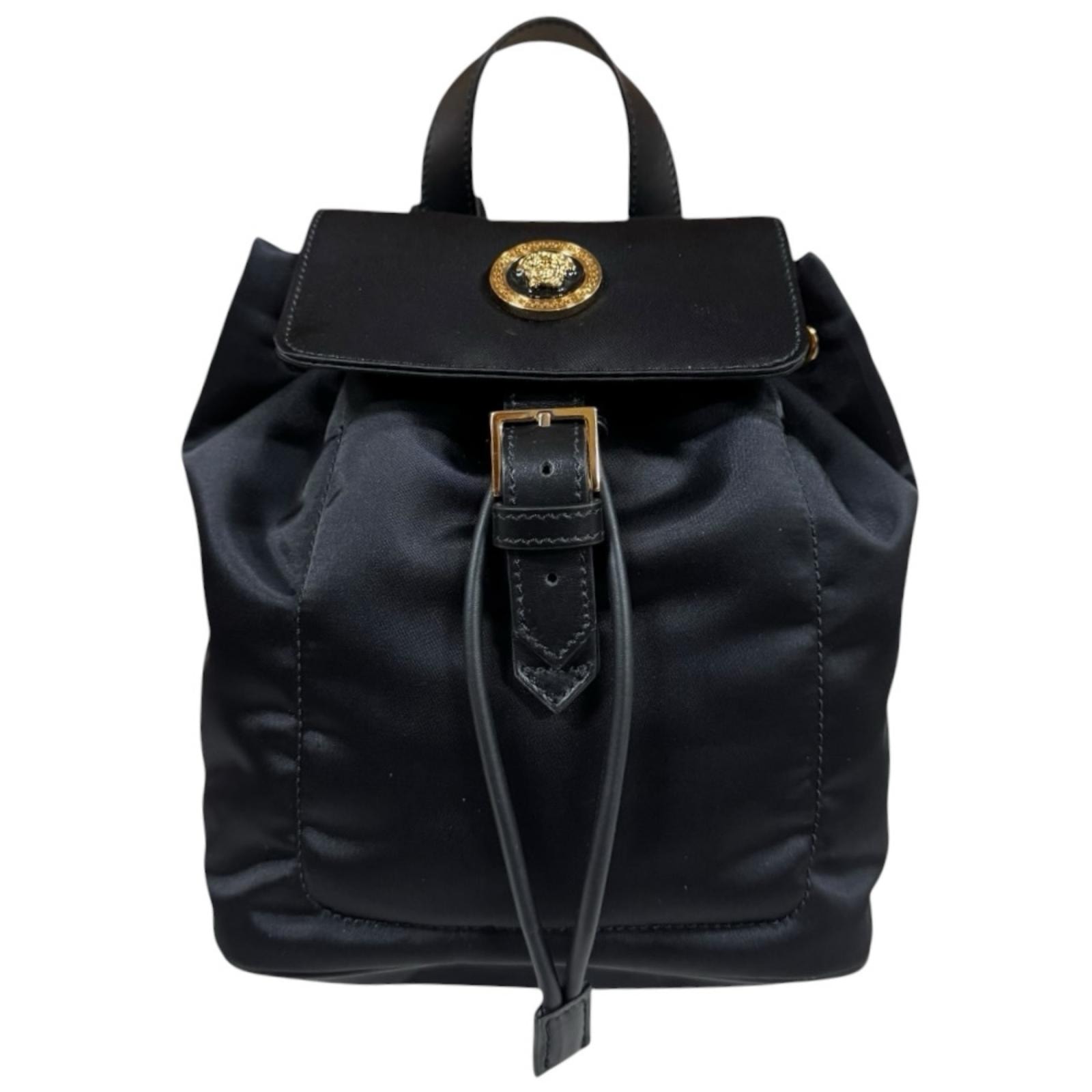 ヴェルサーチ ミニリュック ラ メドゥーサ リュック・デイパック ナイロン 1013792 1A02155 レディース VERSACE 中古