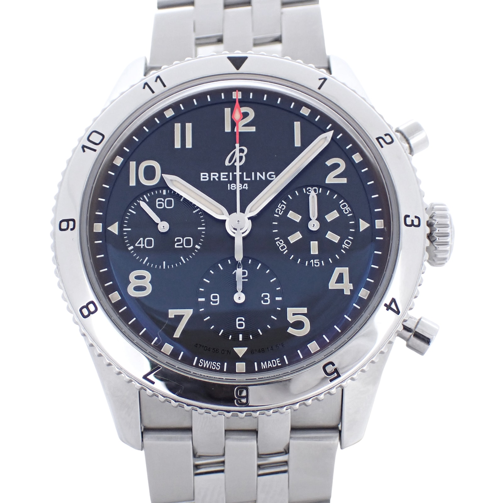 BREITLING ブライトリング  クラシック アヴィ クロノグラフ 42 P-51 マスタング  A23380  メンズ 腕時計