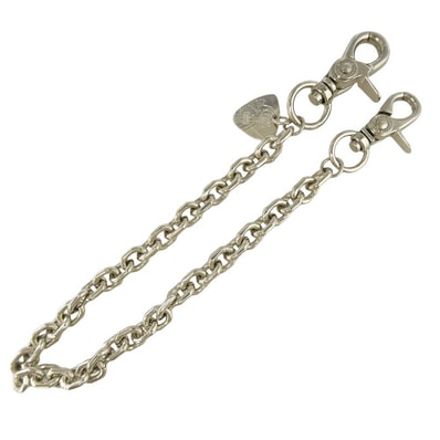 HYSTERIC GLAMOUR ヒステリックグラマー 01223QG14906 Wallet Chain ギターピック チャーム ウォレットチェーン シルバー系【極上美品】【中古】