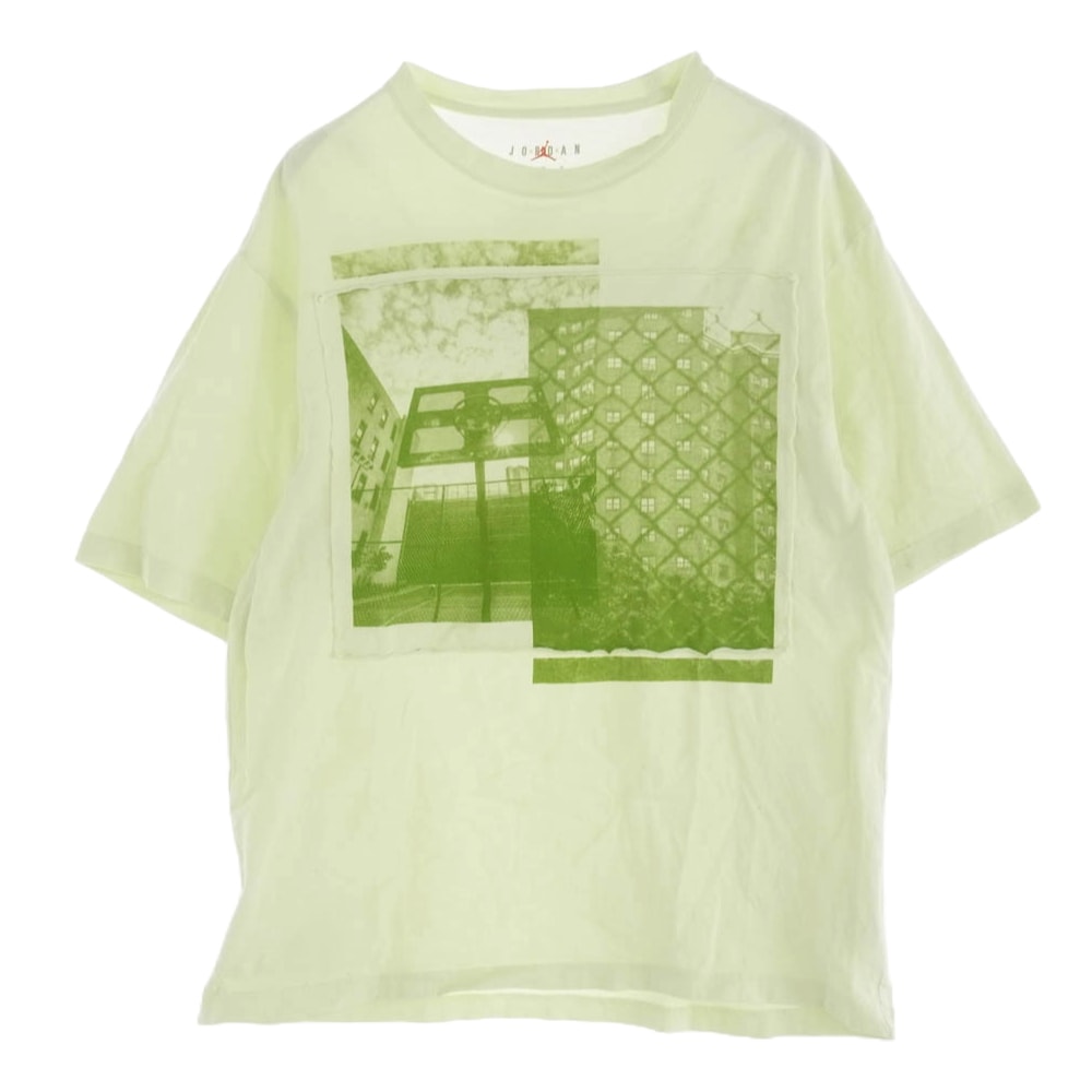 NIKE ナイキ Tシャツ FD4246-303 JORDAN x UNION x Bephie's Beauty Supply クルーネック 半袖 Tシャツ ライトグリーン系 M【中古】