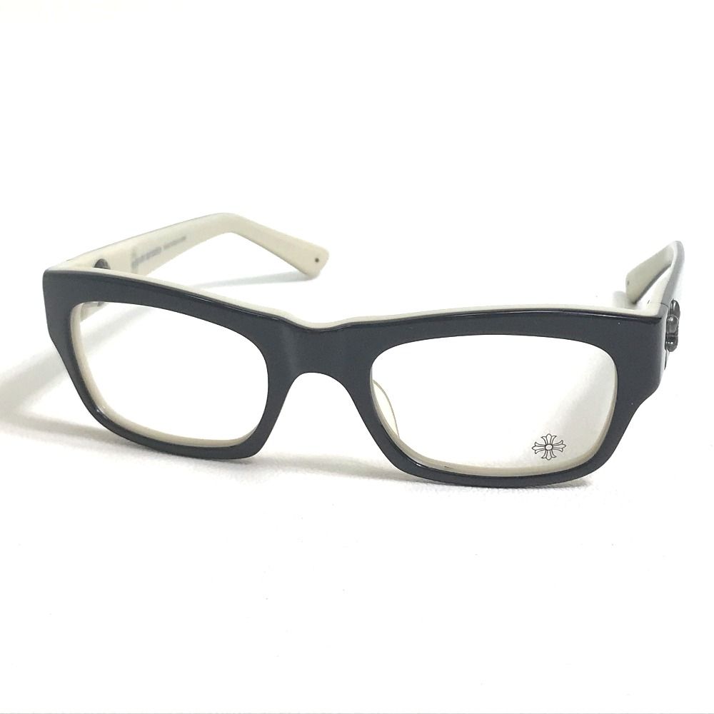 クロムハーツ BLUE BALL 伊達メガネ 眼鏡 ブラック