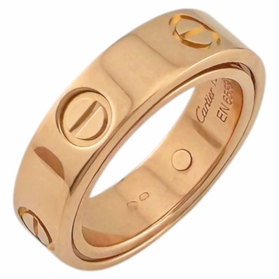 カルティエ シークレットラブ リング 指輪 11号 18金 K18ピンクゴールド レディース CARTIER 中古
