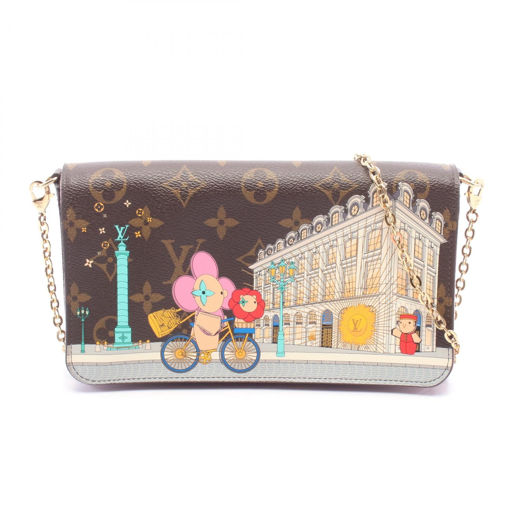 ルイ・ヴィトン LOUIS VUITTON ポシェットフェリシー モノグラムヴィヴィエンヌ ショルダーバッグ バッグ PVCコーティングキャンバス レディース ブラウン系 / マルチカラー M81545 【中古】