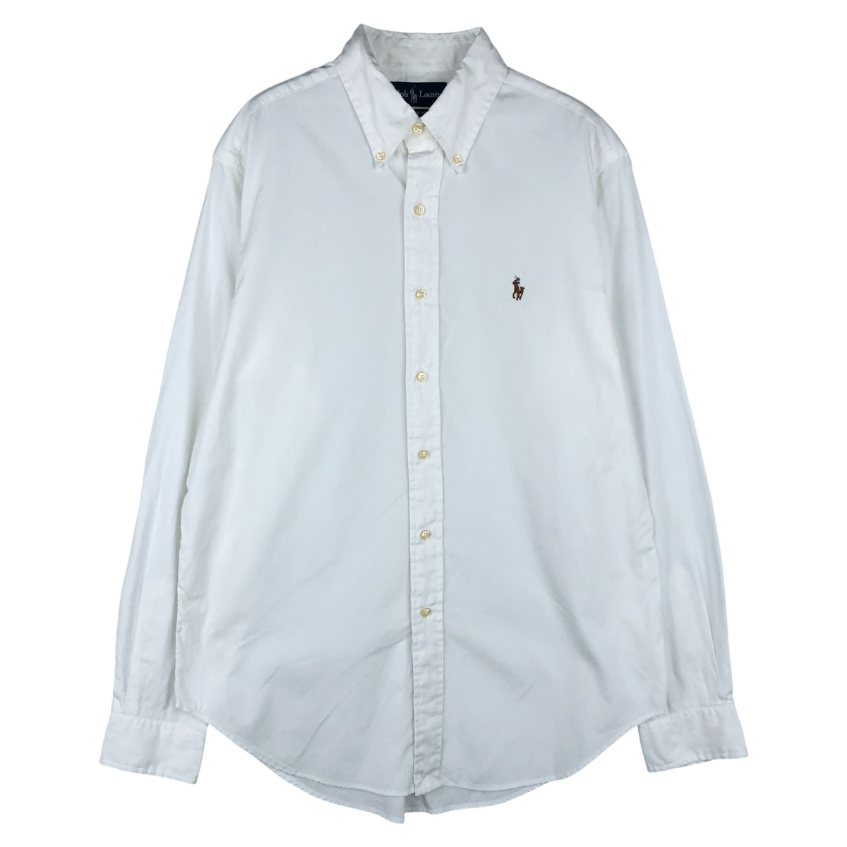 古着 ラルフローレン Ralph Lauren CLASSIC FIT クラシックフィット 長袖 ボタンダウンシャツ メンズM相当/eaa610559