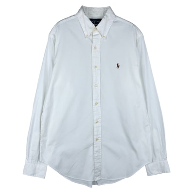 古着 ラルフローレン Ralph Lauren CLASSIC FIT クラシックフィット 長袖 ボタンダウンシャツ メンズM相当/eaa610559