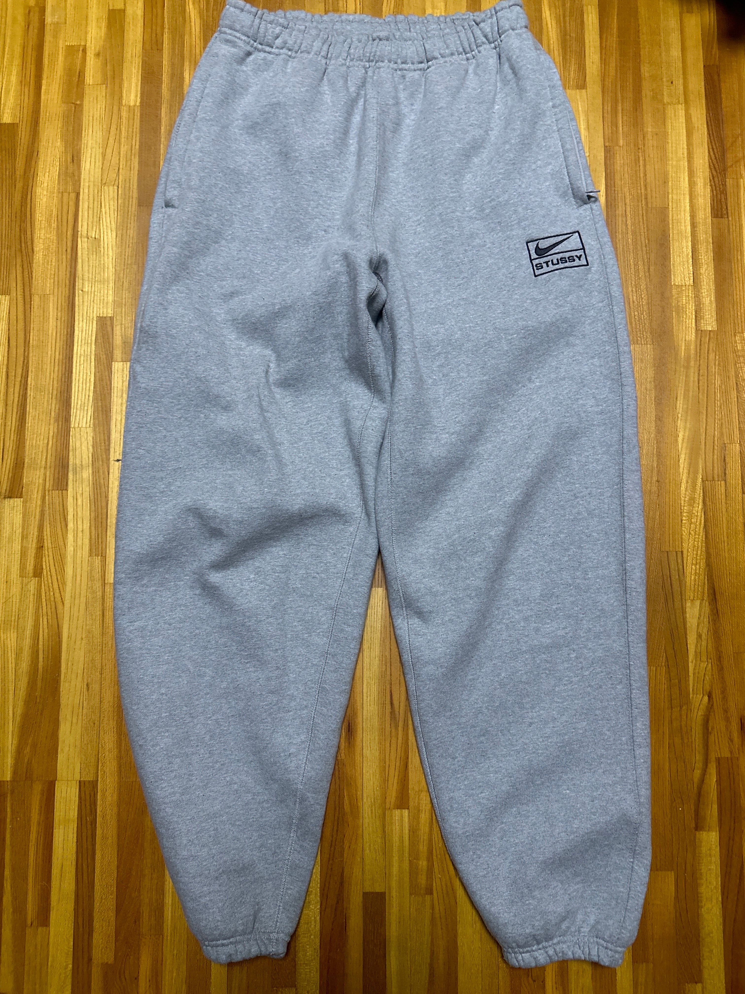 Stussy x Nike Fleece Pant "Grey Heather" (US Size) FN5231-050