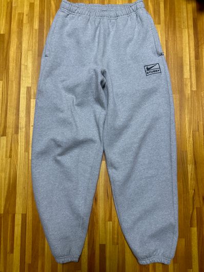 Stussy x Nike Fleece Pant "Grey Heather" (US Size) FN5231-050