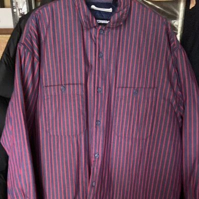 Supreme x MM6 Maison Margiela Padded Shirt "Stripe"