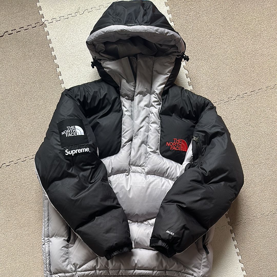 Supreme x The North Face 800-Fill Half Zip Hooded Pullover "Grey"