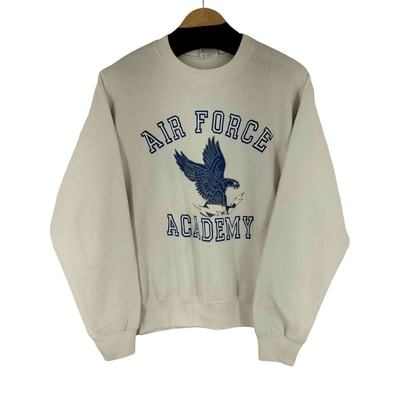 80S MADE IN USA フロントプリント ラグランスウェット AIR FORCE【1142104273702】