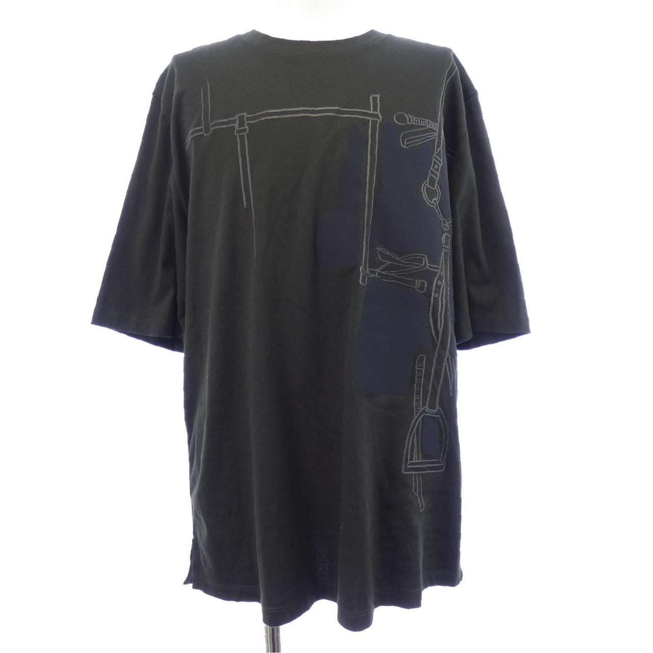 エルメス HERMES アルネ アン グアッシュ3D HARNAIS EN GOUACHE 3D 467930HA Tシャツ