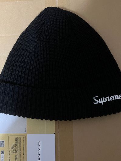 Supreme Loose Gauge Beanie "Black" (21FW)