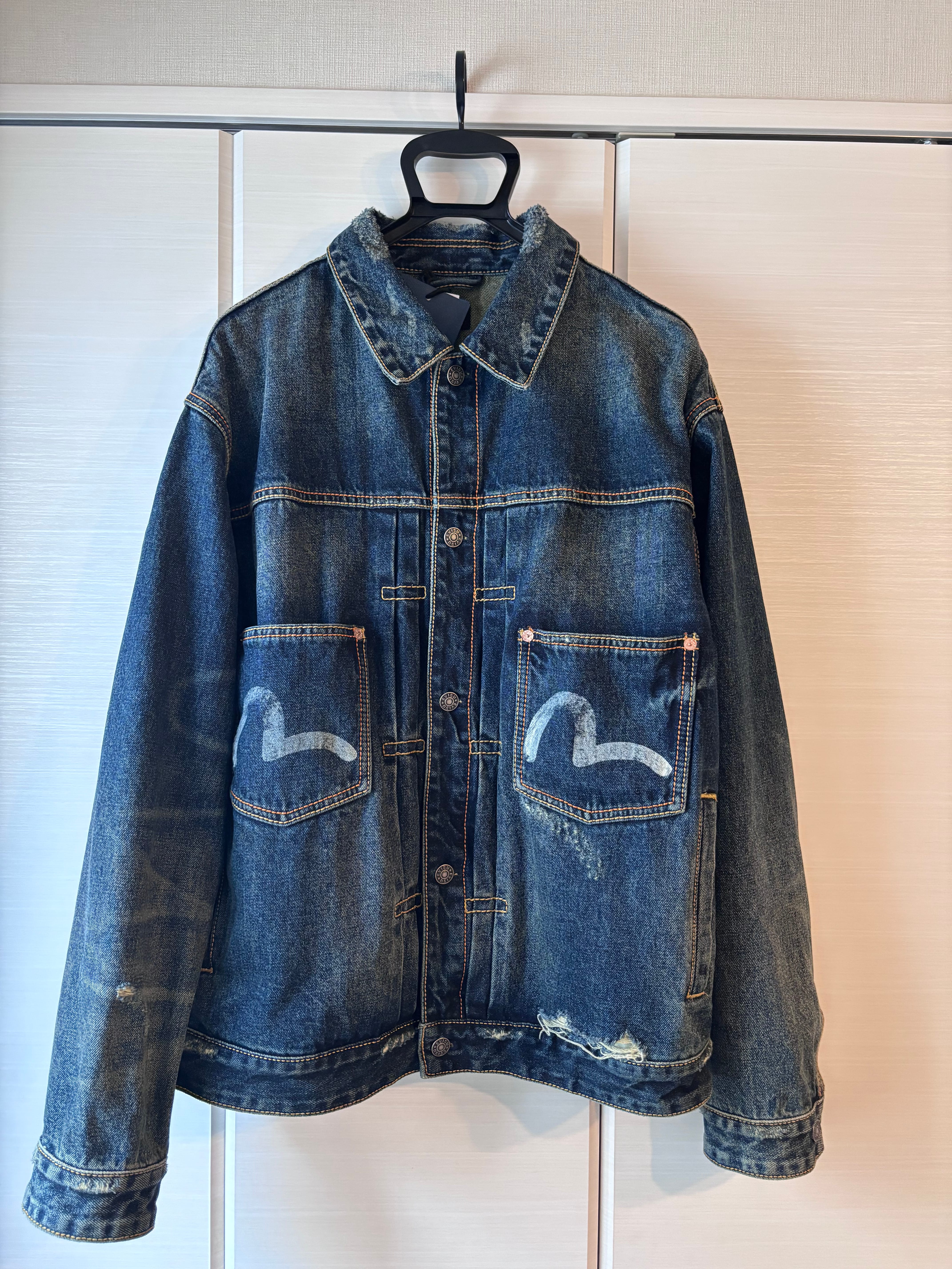 GDC x EVISU Washed Type 2 Denim Jacket "Indigo"