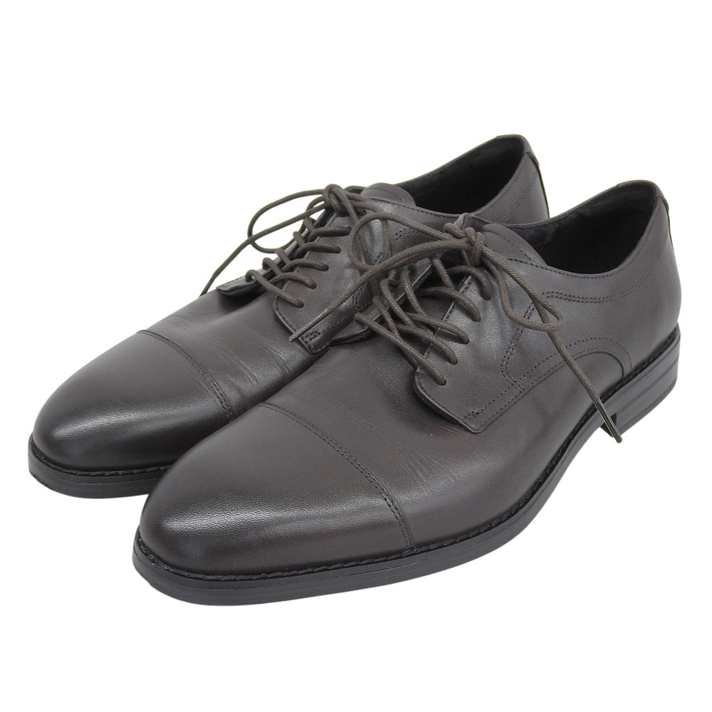 コールハーン 美品 ハーモン グランド キャップトゥ オックスフォード レザー シューズ メンズ ダークチョコレート C41587 9M