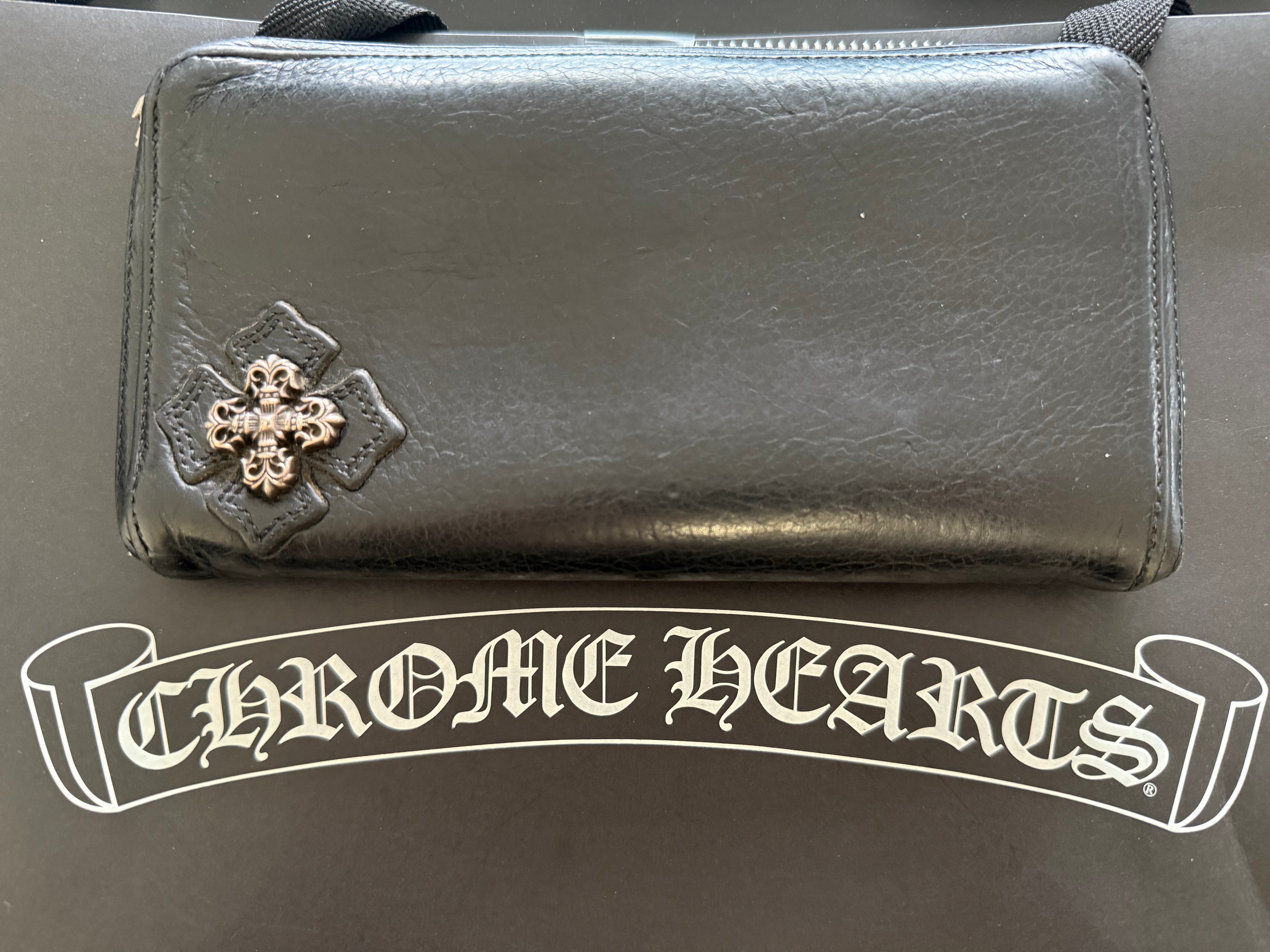 正規品！CHROME HEARTS クロムハーツ フィリグリープラス ウォレット 財布
