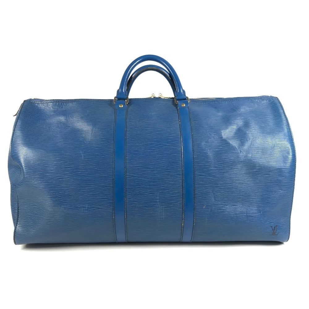 ルイヴィトン LOUIS VUITTON キーポル55 キーポル 55 M42955  エピ トラベルバッグ 旅行カバン ハンドバッグ ボストンバッグ エピレザー トレドブルー ブルー