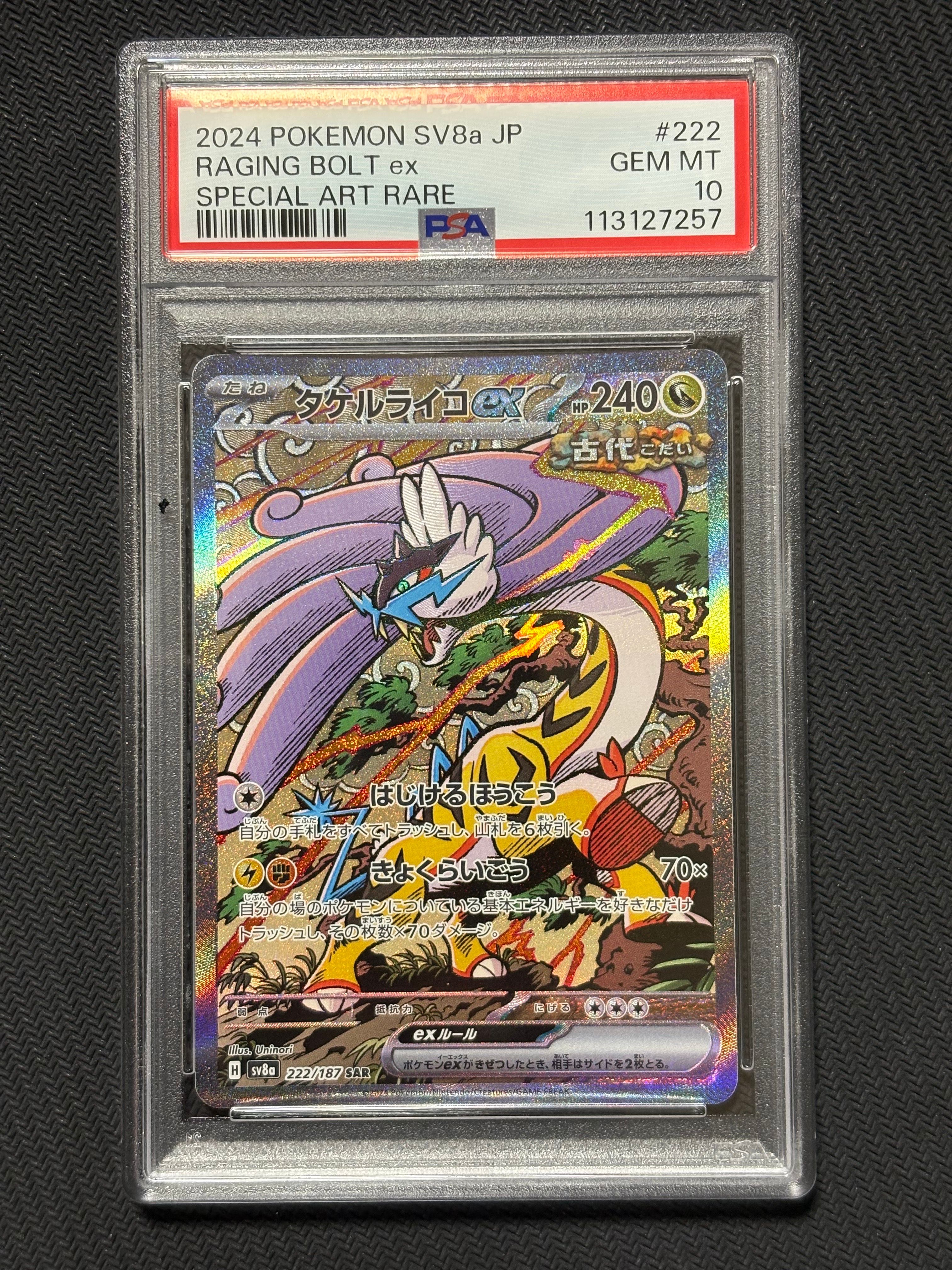 タケルライコex SAR [SV8a 222/187](ハイクラスパック「テラスタルフェスex」)
