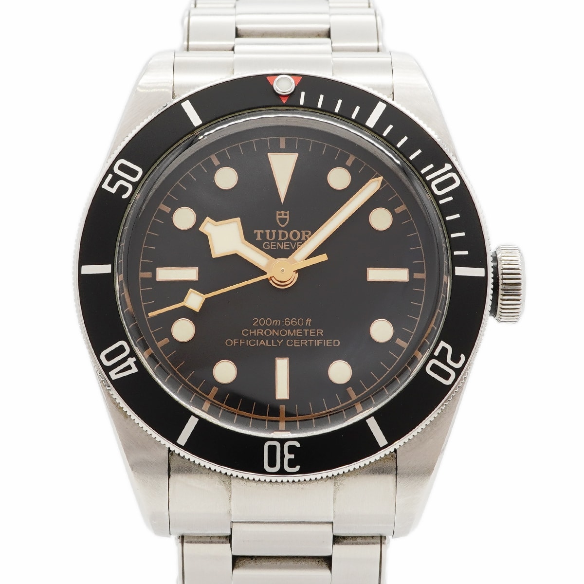 ★SALE【6wgd0259】チュードル ヘリテージ ブラックベイ 79230N 黒文字盤【中古】腕時計 メンズ