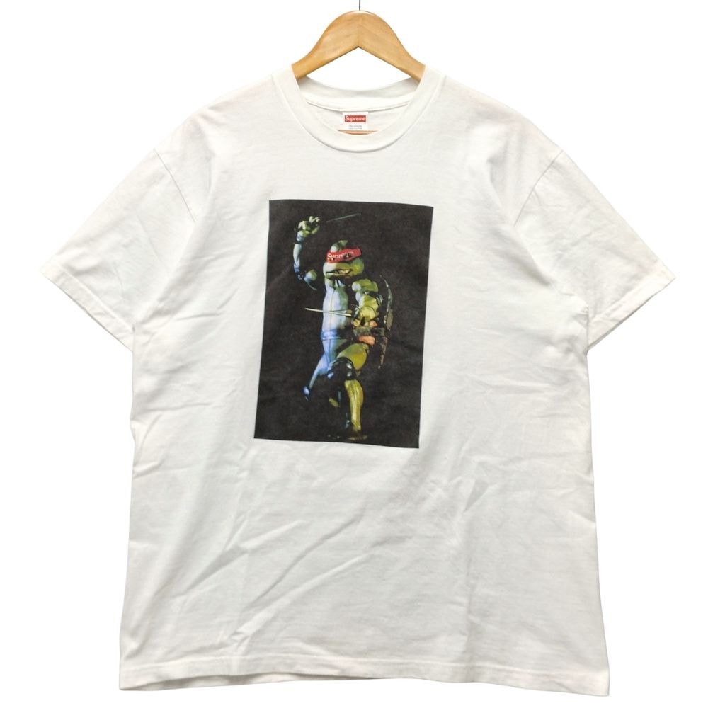 SUPREME シュプリーム Raphael Tee ミュータントニンジャタートルズ プリント 半袖Ｔシャツ 52889