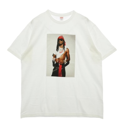 Supreme シュプリーム 25SS Playboi Carti Tee プレイボーイカーティ クルーネック 半袖 Tシャツ ホワイト系 XXL【極上美品】【中古】