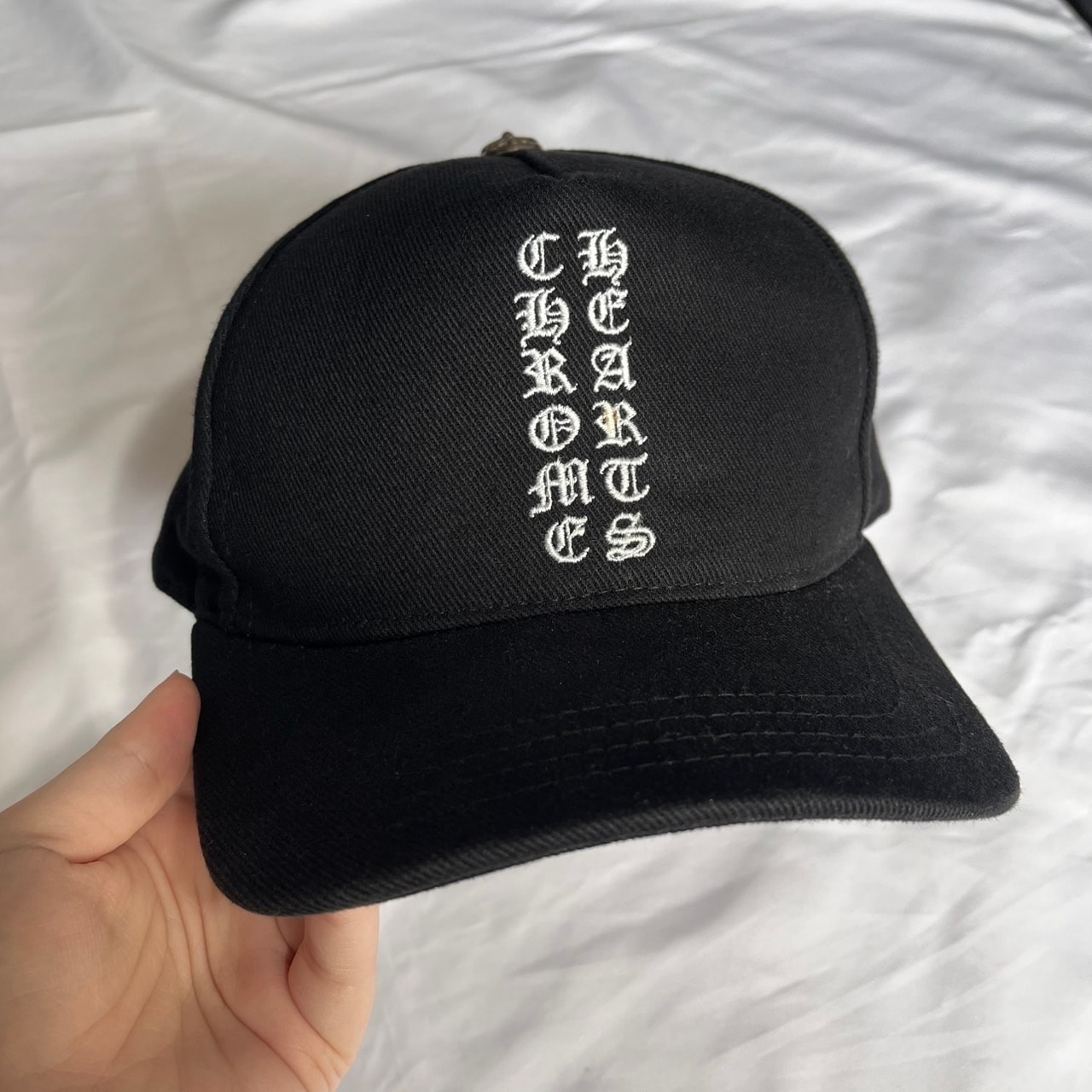 クロムハーツ ベースボールキャップ CHロゴ "ブラック/ホワイト"