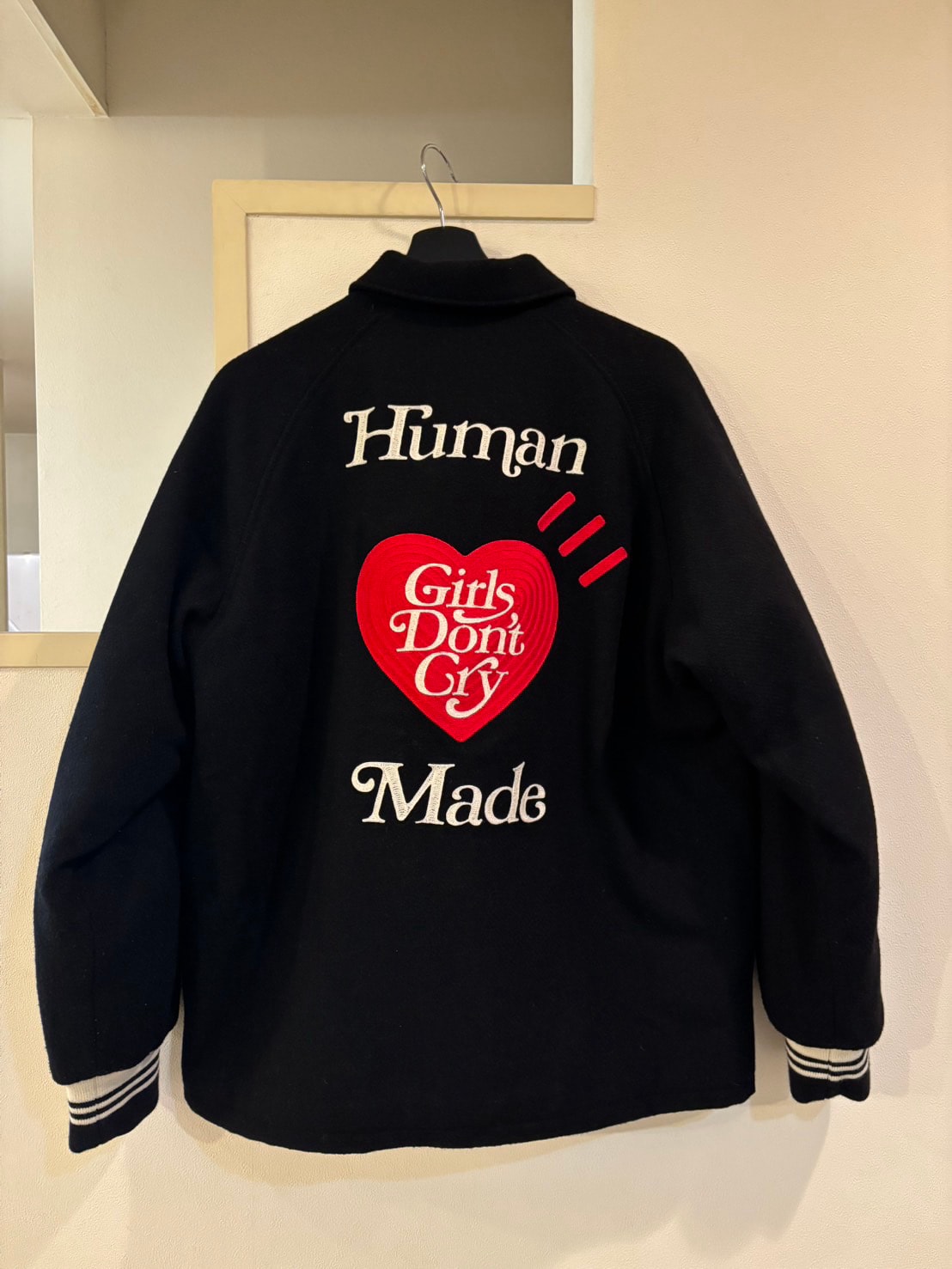 HUMAN MADE x Girls Don't Cry GDC Stadium Jacket "Black" / VERDY