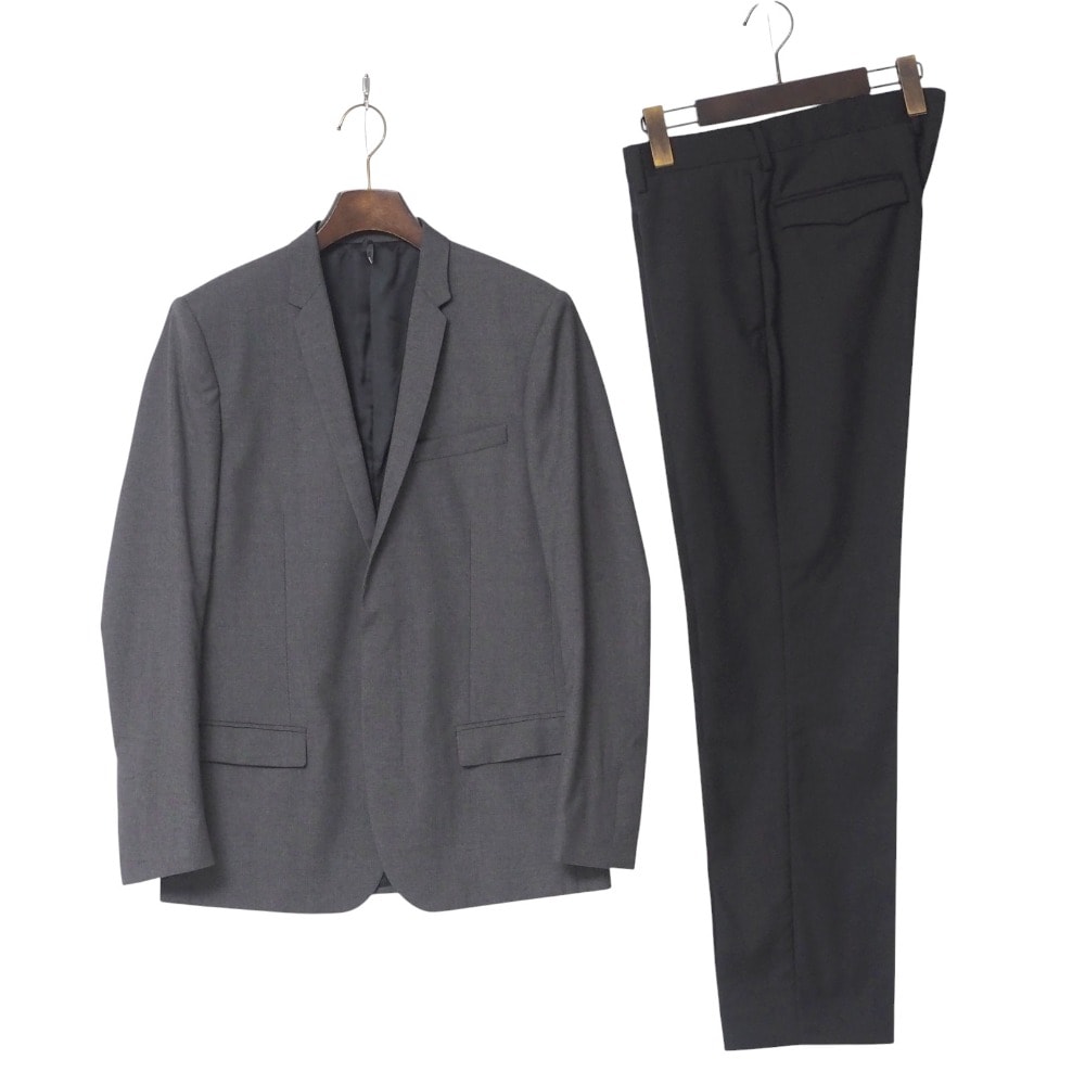 ■美品■DIOR HOMME ディオール・オム パンツセットアップ サイズ44 ブレザー テーラード ジャケット スラックス センタープレス イタリア製 ブランド古着【中古】20250609/RA5030
