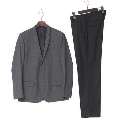 ■美品■DIOR HOMME ディオール・オム パンツセットアップ サイズ44 ブレザー テーラード ジャケット スラックス センタープレス イタリア製 ブランド古着【中古】20250609/RA5030
