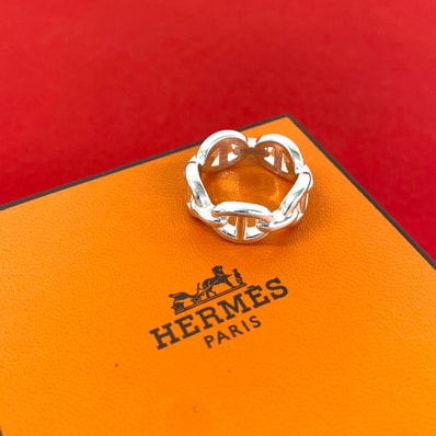 HERMES エルメス アンシェネ リング シルバー925 リング・指輪 8号 シルバー
e2192