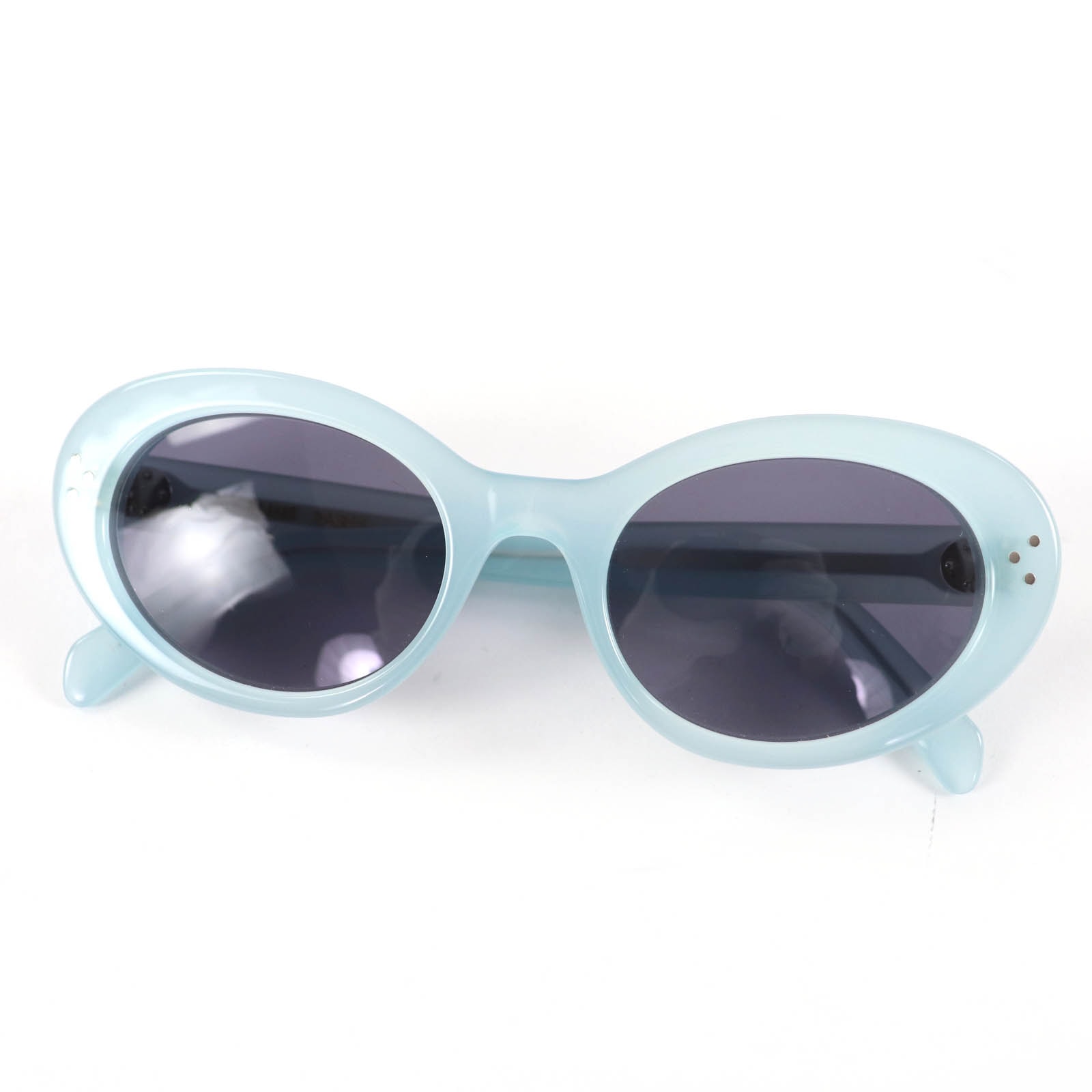 美品 セリーヌ サングラス クリアブルー 53□21 145 CL40193I