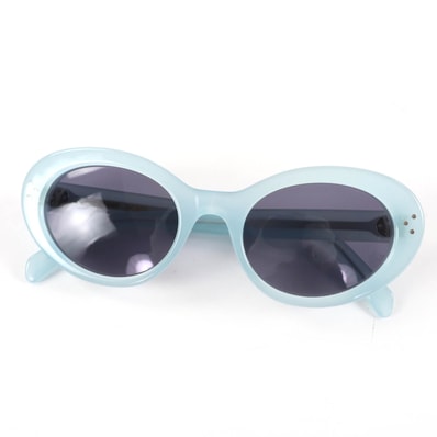 美品 セリーヌ サングラス クリアブルー 53□21 145 CL40193I