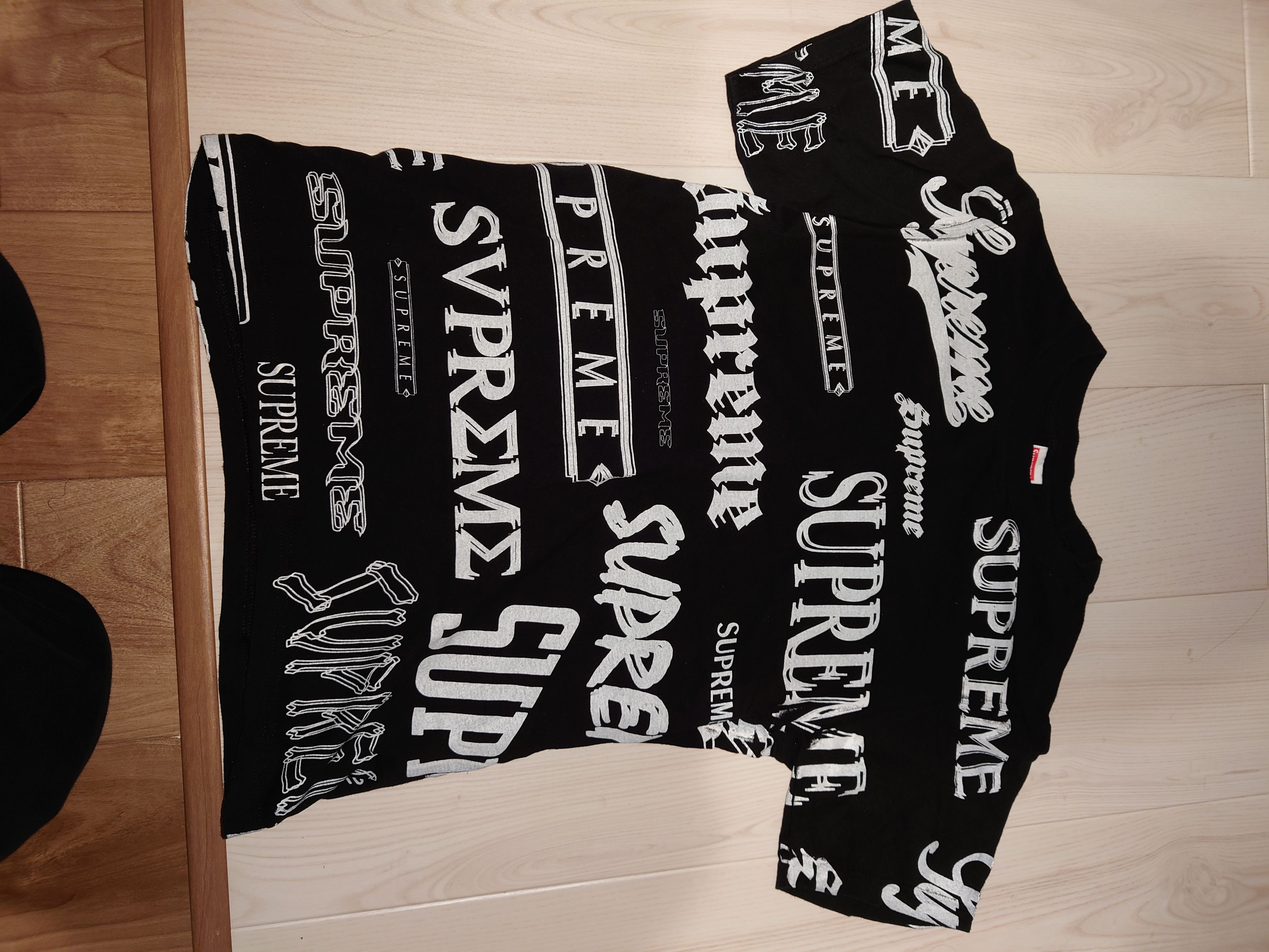 Supreme Multi Logo Tee "Black"