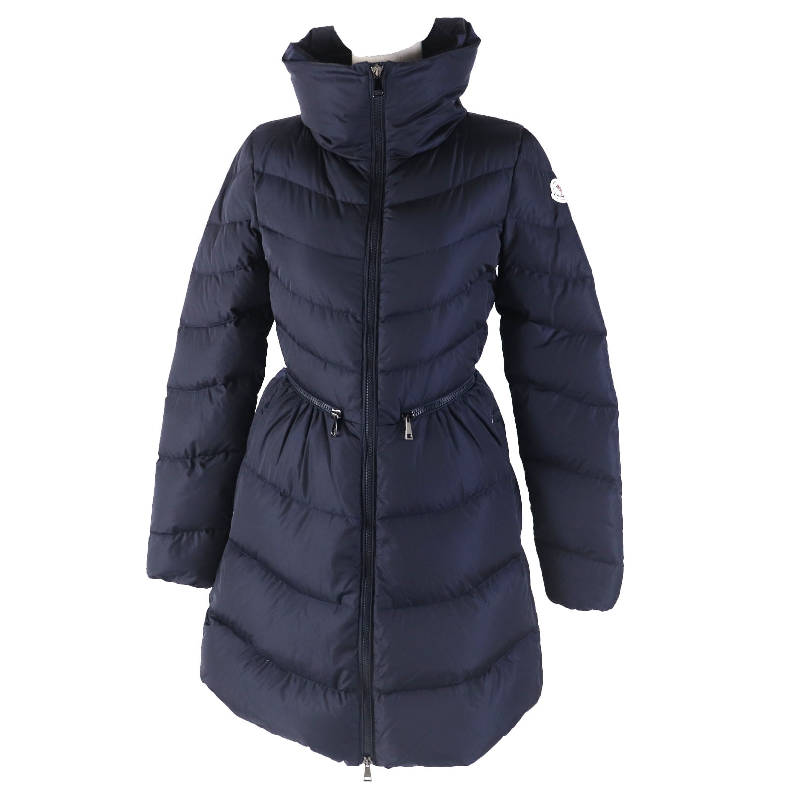 良品 モンクレール ダウンコート MIRIELON ミリエロン ネイビー 0