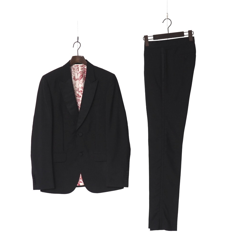GUCCI グッチ パンツスーツ サイズ46R 2B テーラードジャケット スラックス イタリア製 ブランド古着【中古】20260929/RB1060