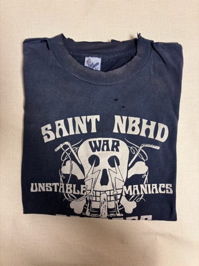 SAINT Mxxxxxx x NEIGHBORHOOD SS Tee STHD.SAINTNBHD "Navy" SM-HR8-0000-C71 / 25119SMN-CSM04S