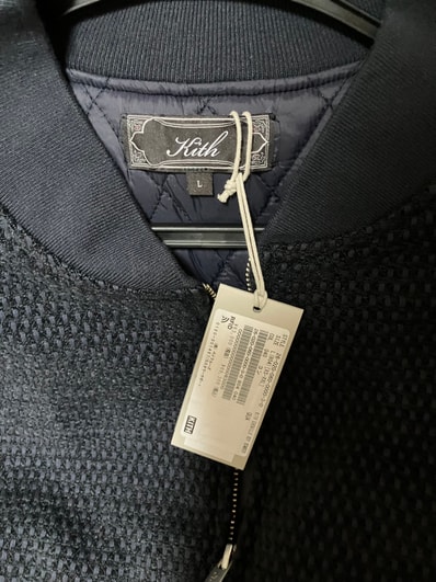 Kith Chenille Roy Bomber Jacket "Ink"