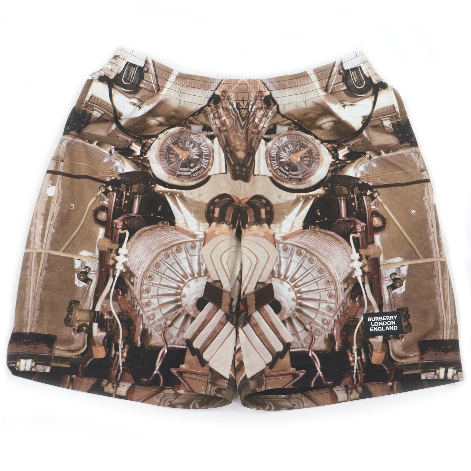 極美品 バーバリー ハーフパンツ ブラウン メンズ 8024634