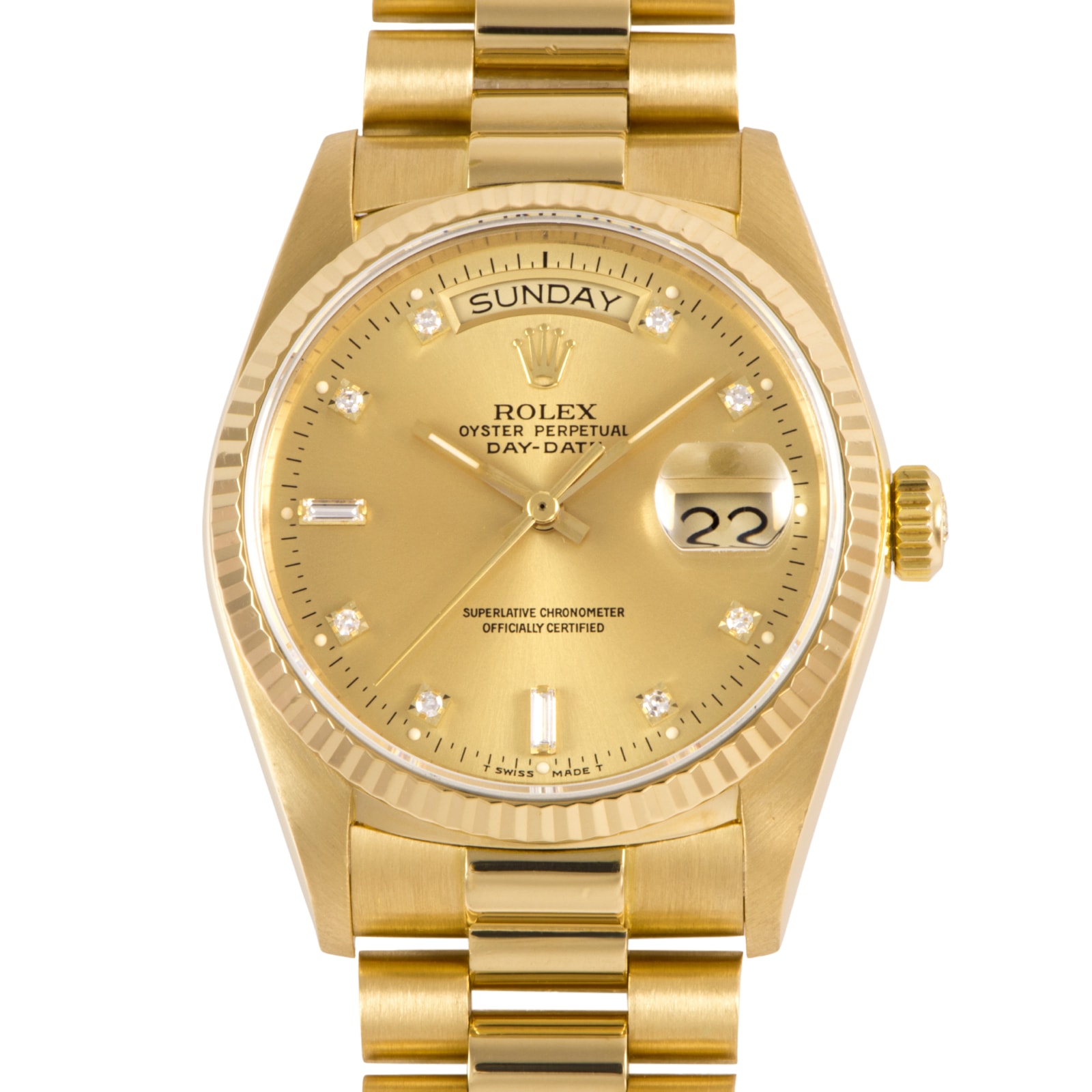 ROLEX ロレックス デイデイト Tritium 1986年製 18038 K18YG【中古】