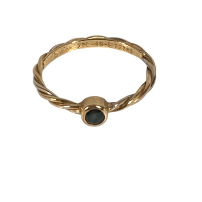 カルティエ CARTIER ツイスト ストーン K18 金 18K アクセサリー ジュエリー リング・指輪 YG750 ゴールド