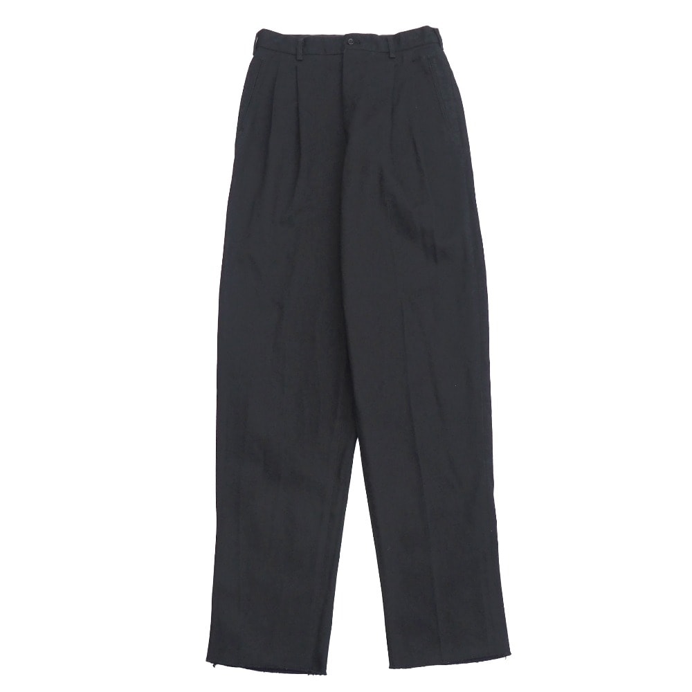 ■美品■COMME des GARCONS HOMME コムデギャルソンオム ヴィンテージ パンツ サイズM AD1991 90’s 田中オム ツータック コットンチノ スラックス ブランド古着【中古】20260629/RA9970