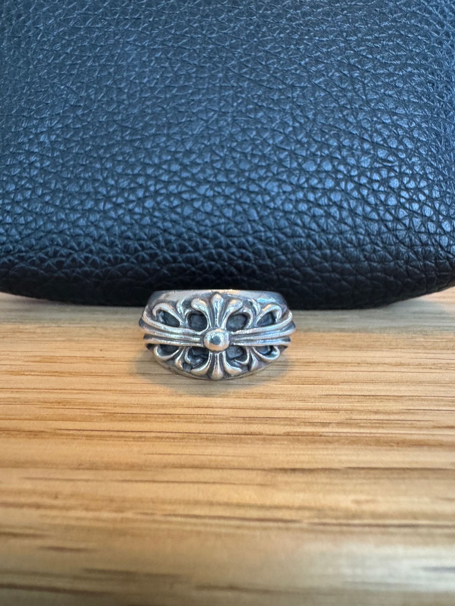 Chrome Hearts Floral Cross Ring "Silver"