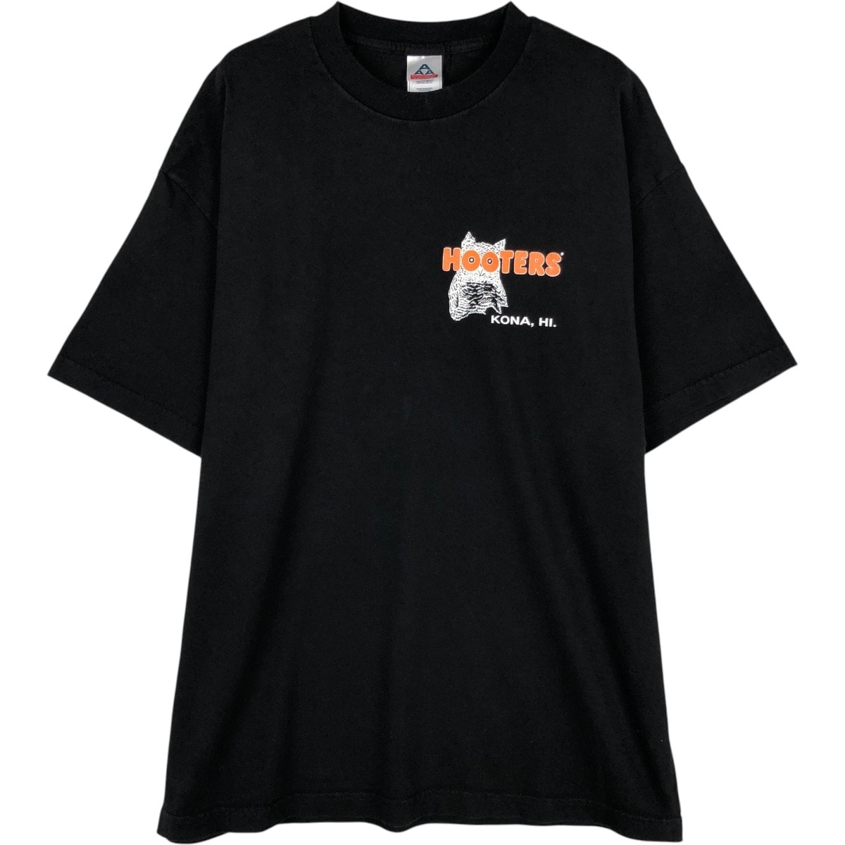 古着 ヘインズ Hanes HOOTERS フーターズ アドバタイジングTシャツ メンズXL相当/eaa662439