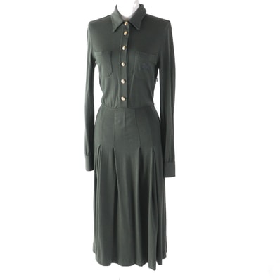 【ドンドン見直し】美品 セリーヌ
ワンピース カーキ レディース XS